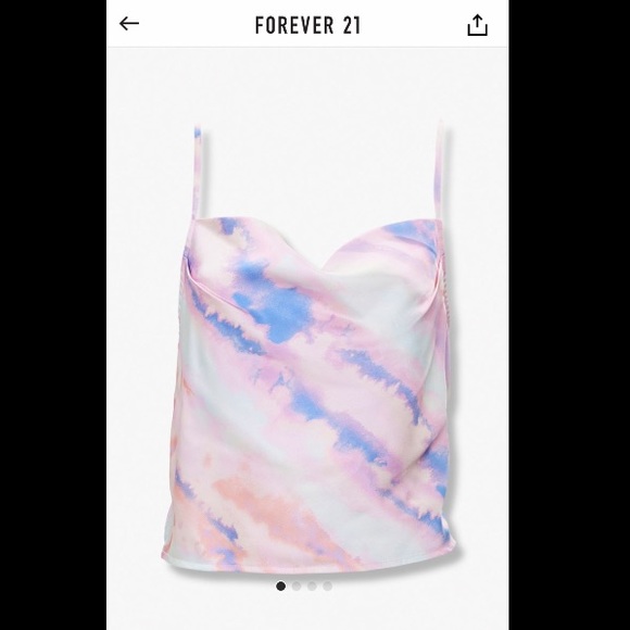 Watercolor Satin Cami - Picture 1 of 1